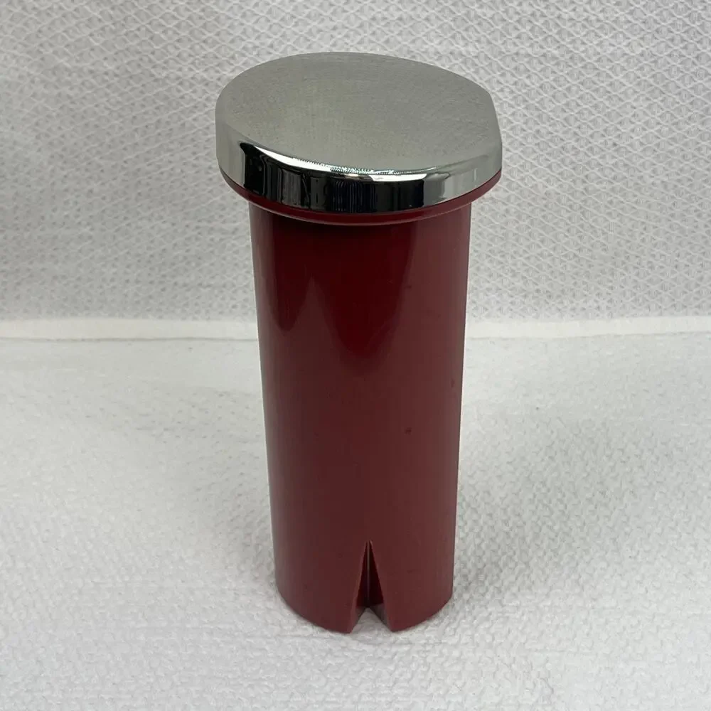 Jack LaLanne Fusion Juicer MT-1020 Food Pusher Plunger Red Chrome OEM Part